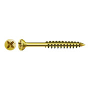 Spax Glasleistenschraube 3,5 x 40 mm Senkkopf Kreuzschlitz Z Teilgewinde CUT-Spitze YELLOX A2L-1