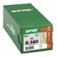 Spax Holzbauschraube 8 x 140 mm Senkkopf T-STAR plus Teilgewinde 4CUT WIROX P3J