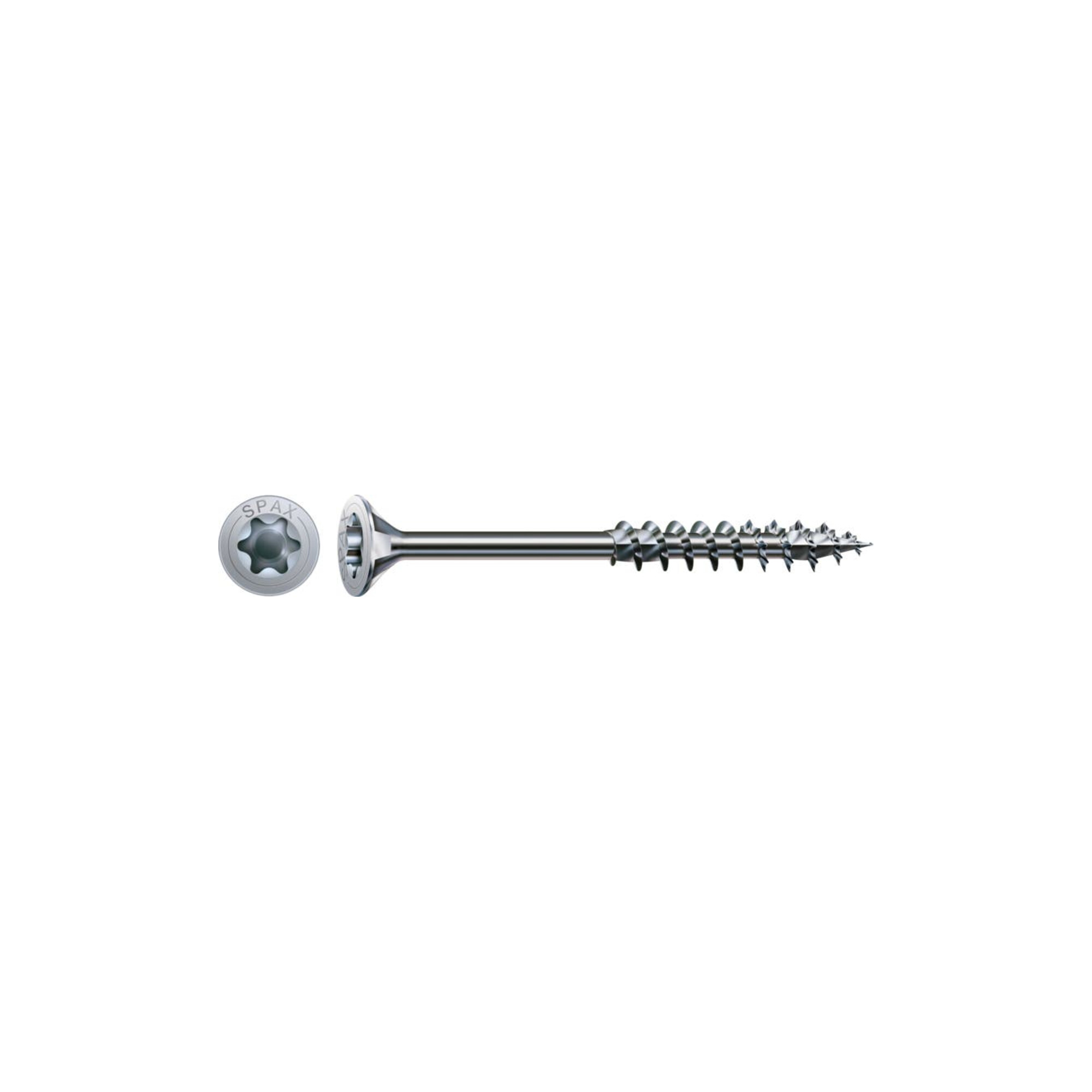 Spax Holzbauschraube 8 x 160 mm Senkkopf T-STAR plus Teilgewinde 4CUT WIROX P3J