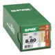 Spax Holzbauschraube 8 x 80 mm Senkkopf T-STAR plus Teilgewinde 4CUT WIROX P3J