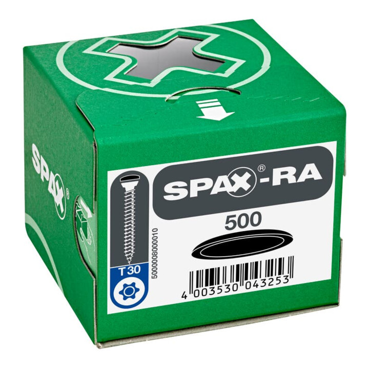 Spax Kunstoff-Abdeckkappen Schwarz passend für Spax RA FlachSenkkopf