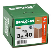 Spax MDF-Schraube mit kleinem Fräskopf Innensechsrund (TX), Stahl, galvanisch verzinkt-5