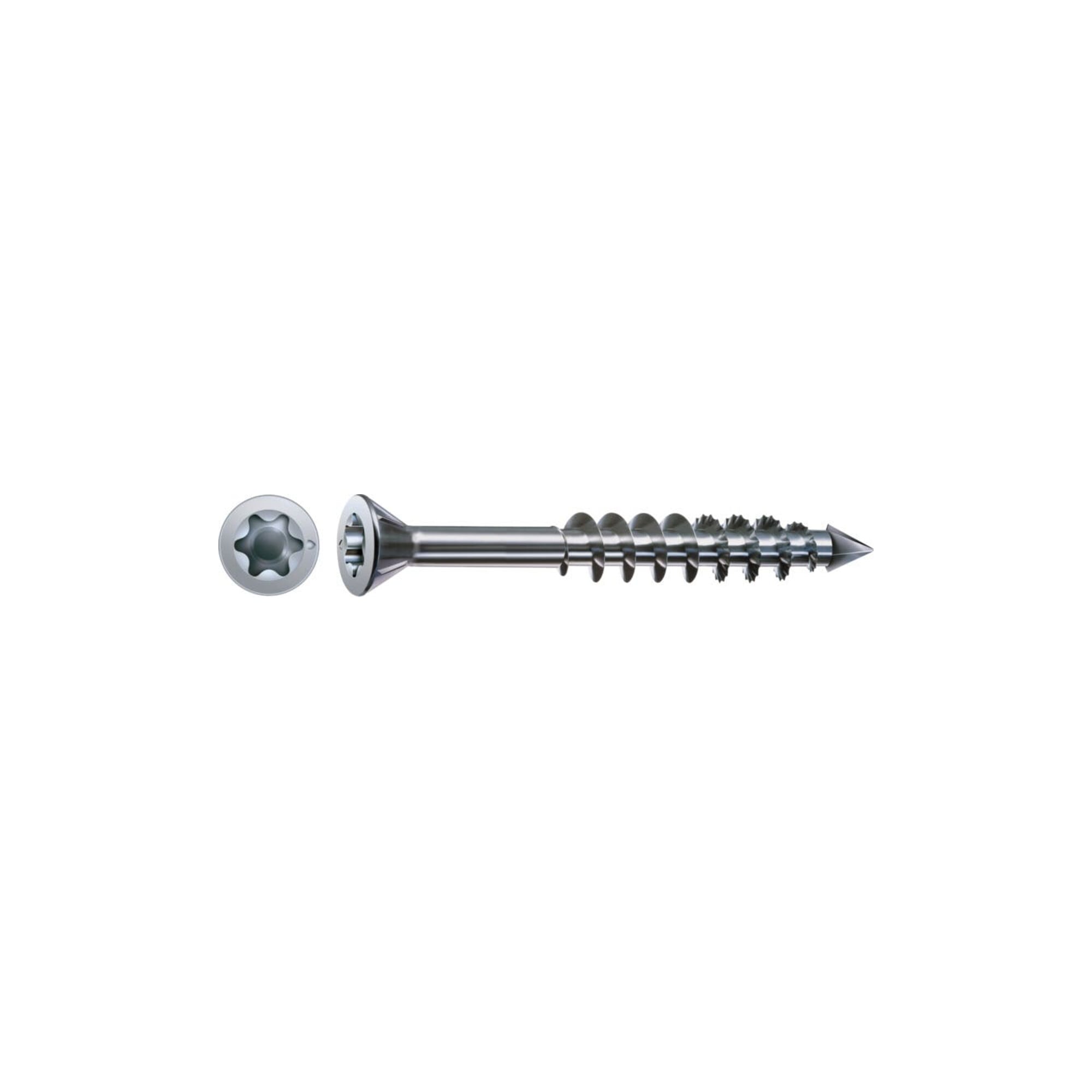 Spax M MDF Schrauben 4,5 x 50 mm Senkkopf kleiner Fräskopf T-STAR plus Teilgewinde CUT-Spitze WIROX A3J