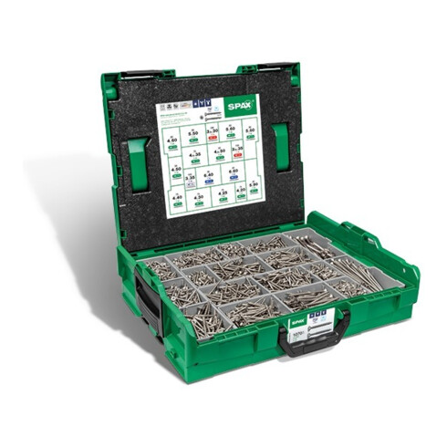 Spax Montagekoffer L-BOXX 10 70 Stück A2