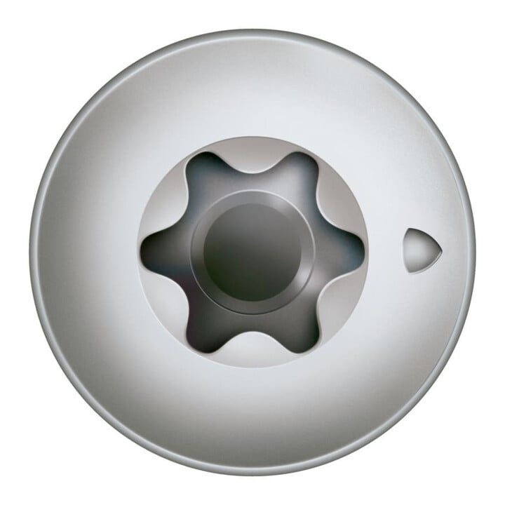 Spax Pfostenschraube 8 x 50 mm Zentrierkopf T-STAR plus Vollgewinde CUT-Spitze Edelstahl rostfreiei