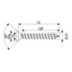 Spax Pfostenschraube 8 x 50 mm Zentrierkopf T-STAR plus Vollgewinde CUT-Spitze Edelstahl rostfreiei