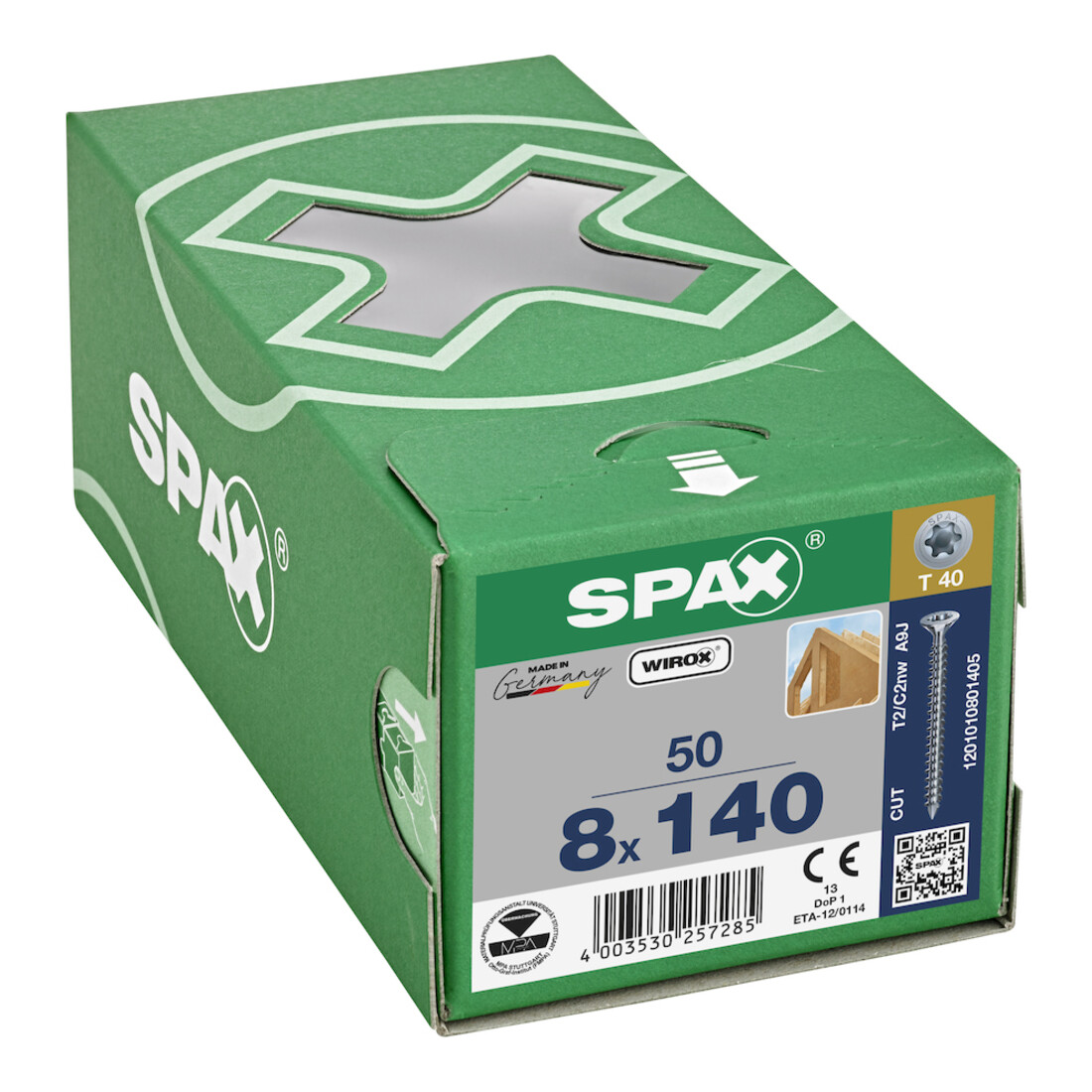 Spax S SENKMULTIKOPF 8 x 140 T-STAR PLUS T40 VG CUT WIROX