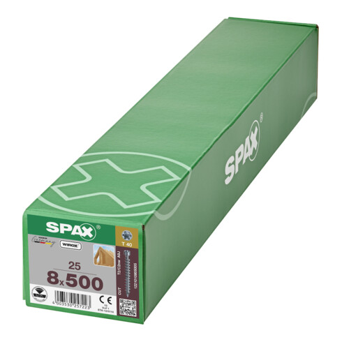 Spax S Tête de cylindre 8 x 500 T-STAR PLUS T40 VG CUT