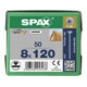 Spax S VIS À TÊTE MULTIFONCTION 8 x 120 T-STAR PLUS T40 VG CUT WIROX-1