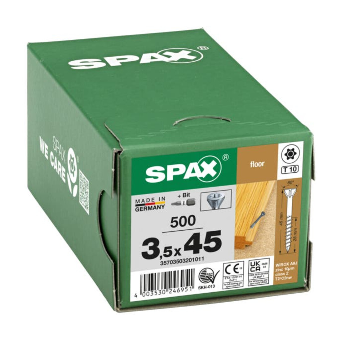 Spax Vis à tête fraisée pour lames de terrasse