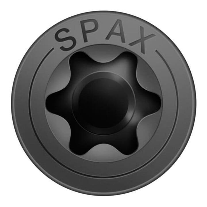 Spax Senkkopf T-STAR+ 3,5 x 30 Schwarz verzinkt HP