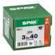 Spax Senkkopf T-STAR+ 3,5 x 40 Schwarz verzinkt HP