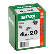 Spax Senkkopf T-STAR+ 4,5 x 20 Schwarz verzinkt HP-5
