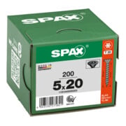 Spax Senkkopf T-STAR+ 5,0 x 20 Schwarz verzinkt HP-5