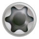 Spax Spax-D A 4 6 x 60/28 -T25 ZYLKO, T-STAR plus avec pointe CUT A 4 S
