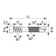 Spax T-STAR+ tête cylindrique 5,0x51 pour alu UK jusqu'à 27 mm planche de recouvrement-4