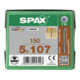 SPAX TELKO sans lentille T-STAR+ T20 WIROX 5 x 107