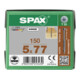 SPAX TELKO sans lentille T-STAR+ T20 WIROX 5 x 77