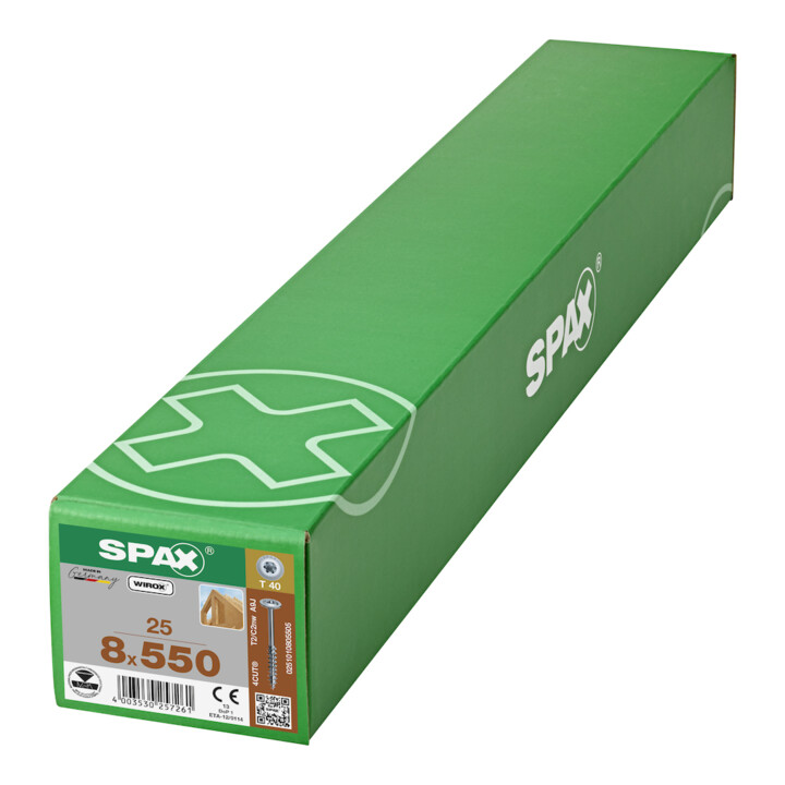 Spax Tellerkopf T-STAR+ 8,0 x 550/80 Wirox