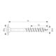 Spax Tellerkopf T-STAR+ 8,0x240/80 Wirox-4