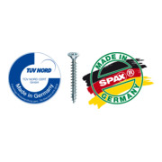 ART 88192 Spax Terrassenschraube, Zylinderkopf, T-STAR plus, Fixiergewinde, CUT-Spitze, Edelstahl A2, rostfrei-2