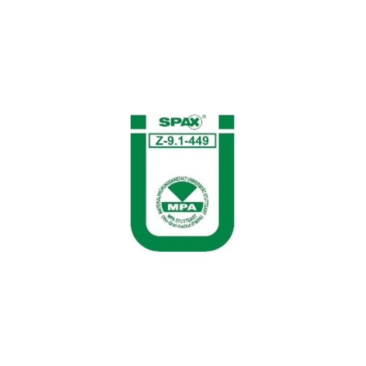 Spax Tête de vis T-STAR plus 8,0 x 60 A2 HP