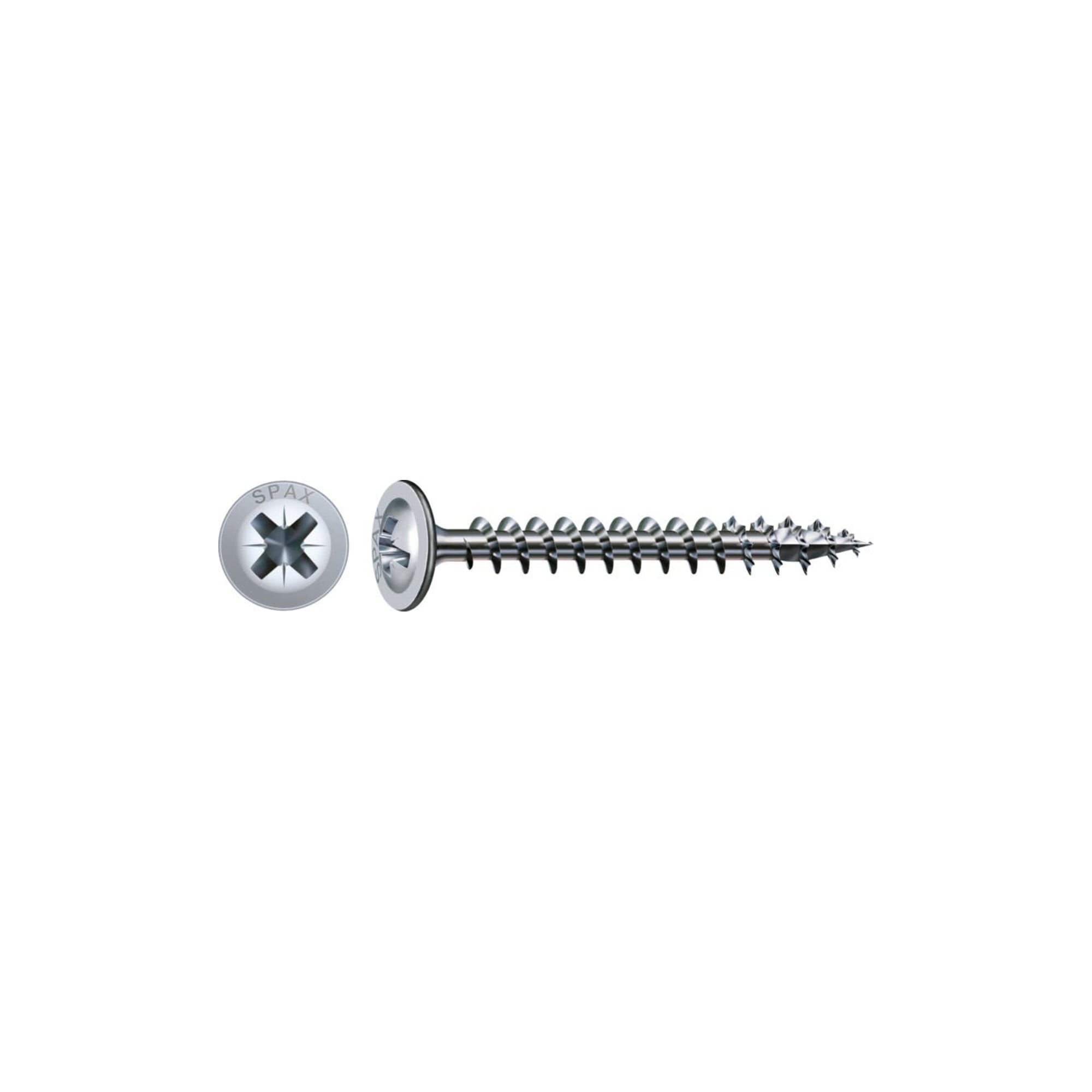 Spax Universalschraube 3,5 x 20 mm Rückwandkopf Kreuzschlitz Z Vollgewinde 4CUT WIROX A3J