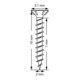 Spax Universalschraube 3 x 10 mm kleiner Senkkopf Kreuzschlitz Z Vollgewinde S-Spitze Galvanisch blank verzinkt A2J
