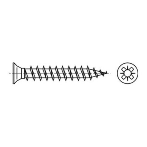 Spax Senkkopf-Universalschraube PZ, kleiner Kopf, Stahl