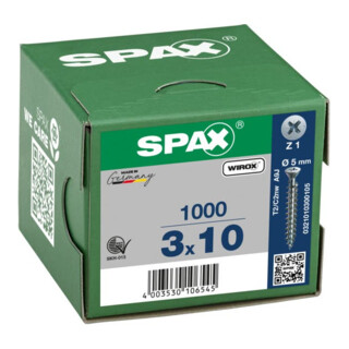 Spax Senkkopf-Universalschraube PZ, kleiner Kopf, Stahl