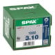 Spax Universalschraube 3 x 10 mm Senkkopf Kreuzschlitz Z Vollgewinde S-Spitze WIROX A3J