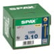 Spax Universalschraube 3 x 10 mm Senkkopf Kreuzschlitz Z Vollgewinde S-Spitze YELLOX A2L