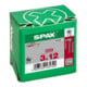 Spax Universalschraube 3 x 12 mm Halbrundkopf T-STAR plus Vollgewinde S-Spitze WIROX A3J