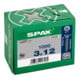 Spax Universalschraube 3 x 12 mm kleiner Senkkopf Kreuzschlitz Z Vollgewinde S-Spitze WIROX A3J