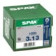 Spax Universalschraube 3 x 13 mm Senkkopf Kreuzschlitz Z Vollgewinde S-Spitze WIROX A3J