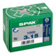 Spax Universalschraube 3 x 15 mm kleiner Senkkopf Kreuzschlitz Z Vollgewinde S-Spitze WIROX A3J