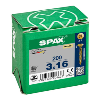Spax Senkkopf-Universalschraube PZ, Stahl