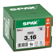 Spax Universalschraube 3 x 16 mm Senkkopf T-STAR plus Vollgewinde S-Spitze WIROX A3J-5