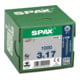 Spax Universalschraube 3 x 17 mm Senkkopf Kreuzschlitz Z Vollgewinde S-Spitze WIROX A3J