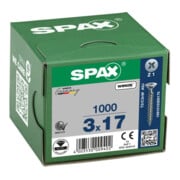 Spax Universalschraube 3 x 17 mm Senkkopf Kreuzschlitz Z Vollgewinde S-Spitze WIROX A3J-5