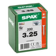 Spax Universalschraube 3 x 25 mm Senkkopf T-STAR plus Vollgewinde S-Spitze WIROX A3J-5