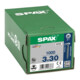 Spax Universalschraube 3 x 30 mm Senkkopf Kreuzschlitz Z Vollgewinde S-Spitze WIROX A3J
