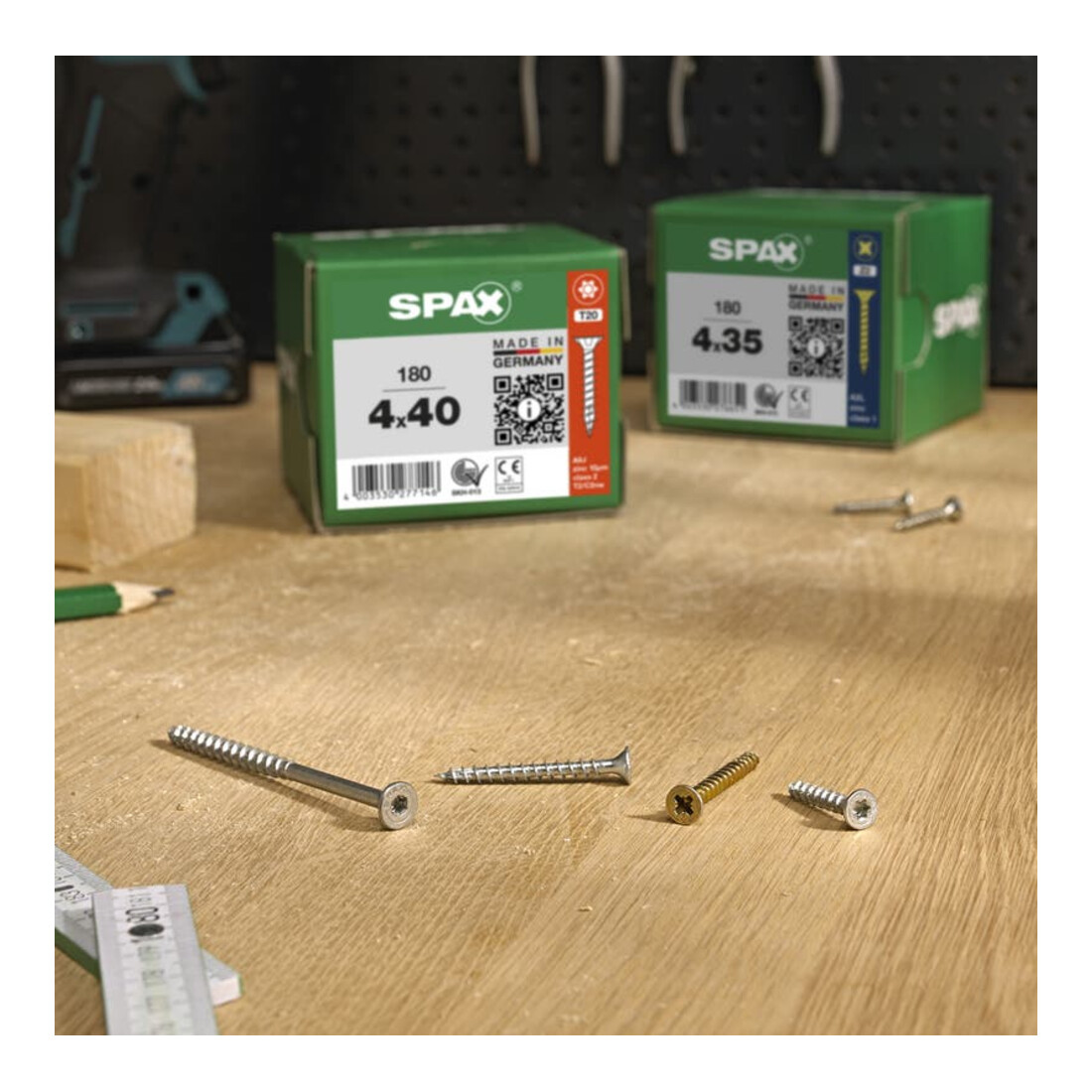 Spax Universalschraube 3 x 30 mm Senkkopf Kreuzschlitz Z Vollgewinde S-Spitze YELLOX A2L
