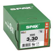 Spax Universalschraube 3 x 30 mm Senkkopf T-STAR plus Teilgewinde S-Spitze WIROX A3J-5