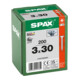 Spax Universalschraube 3 x 30 mm Senkkopf T-STAR plus Vollgewinde S-Spitze WIROX A3J
