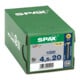 Spax Universalschraube 4,5 x 20 mm Senkkopf Kreuzschlitz Z Vollgewinde 4CUT YELLOX A2L