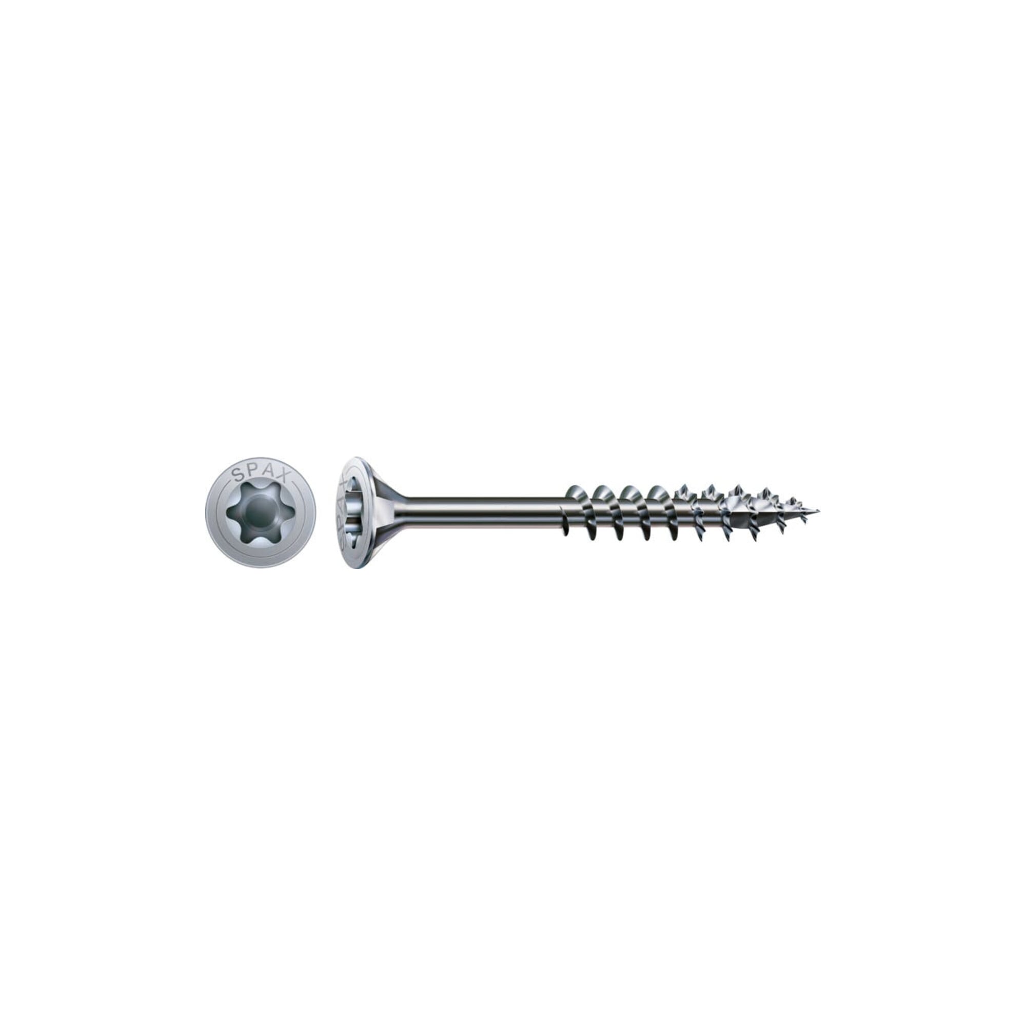 Spax Universalschraube 4,5 x 30 mm Senkkopf T-STAR plus Teilgewinde 4CUT WIROX A3J
