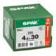Spax Universalschraube 4,5 x 30 mm Senkkopf T-STAR plus Teilgewinde 4CUT WIROX A3J