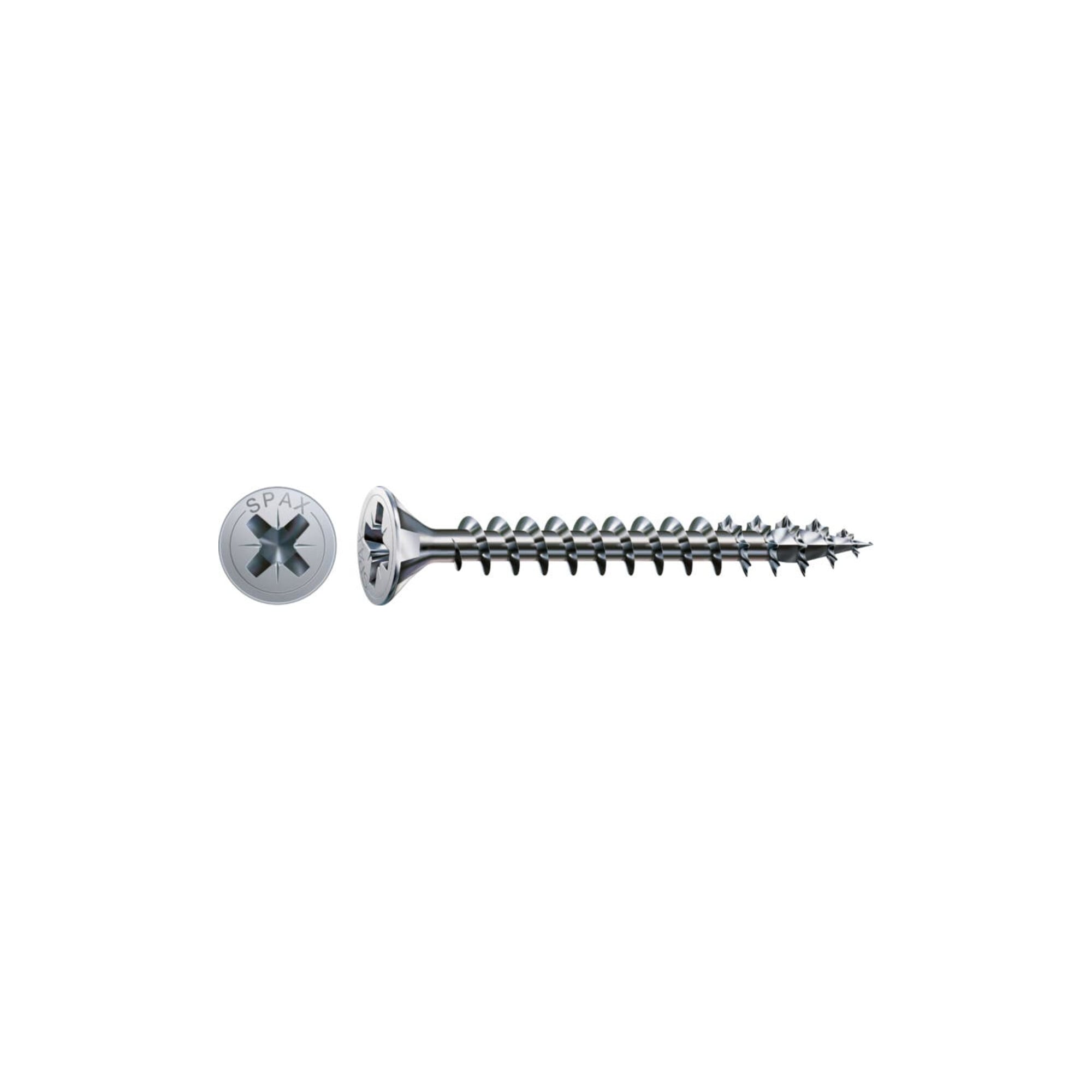 Spax Universalschraube 4,5 x 40 mm Senkkopf Kreuzschlitz Z Vollgewinde 4CUT WIROX A3J