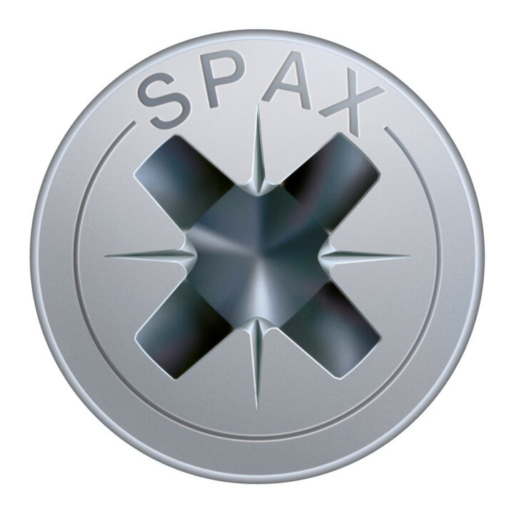Spax Universalschraube 4,5 x 45 mm Senkkopf Kreuzschlitz Z Teilgewinde 4CUT WIROX A3J